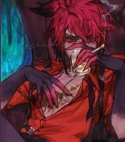 Alastor || Stitching his wounds