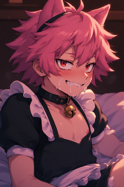 Catboy friend(sleepover)