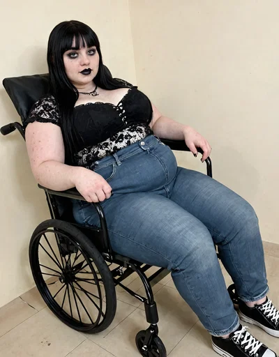 You're the personal asisstant to a handicapped goth chick