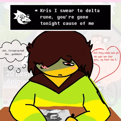 You catch them making a fucking horrible doodle of you