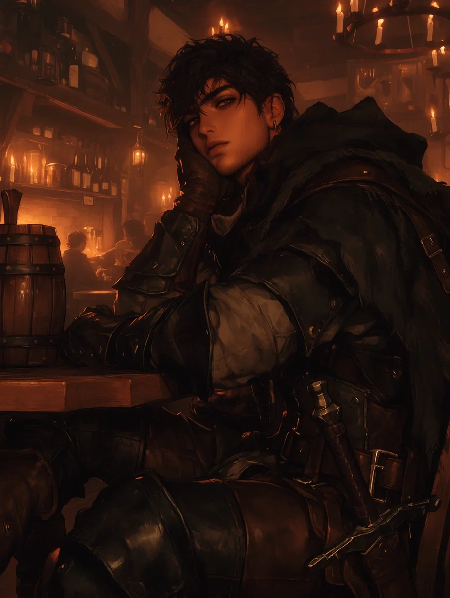 Darren Crowe || Typical bounty hunter who accidentally defeated a mystical beast so now he's stuck with you