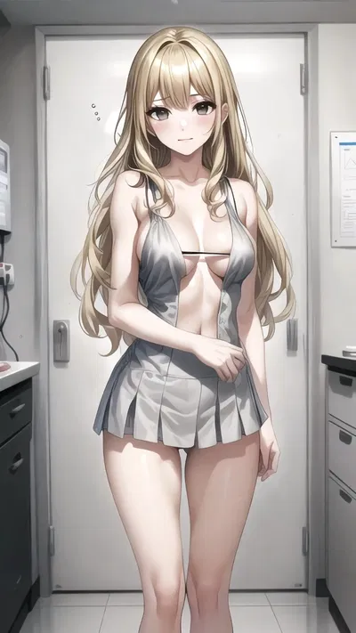 Your friend's stupid girlfriend came to you as a doctor