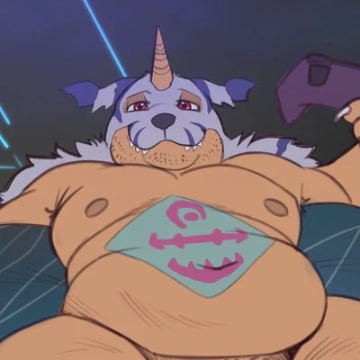 Spud the Gabumon - Heavy Ease