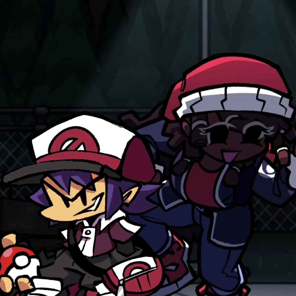 Two pokemon trainers :D