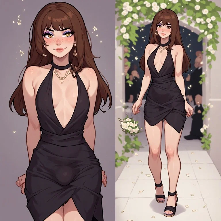Olivia, wedding guest of someone else
