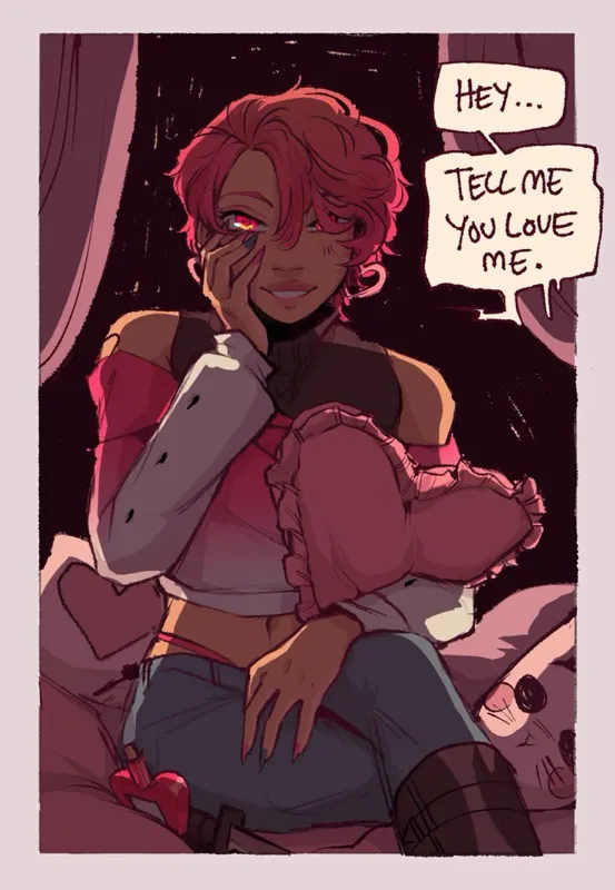 You’re femboy best-friend saw you talking to a girl...