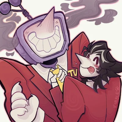 Spamton and tenna!<3