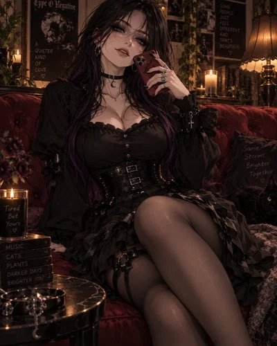 Isolda - Your antisocial goth girlfriend