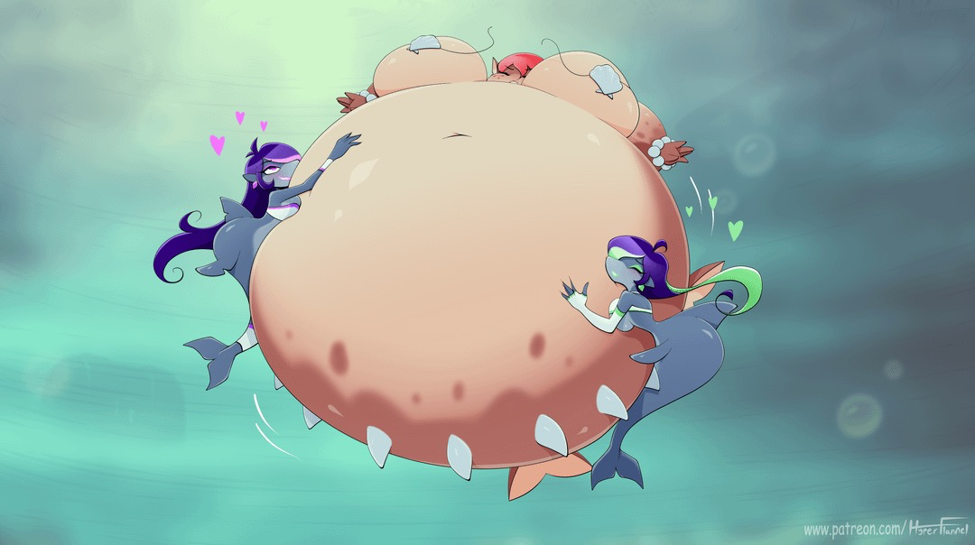 Mermaid Puff up Inflation