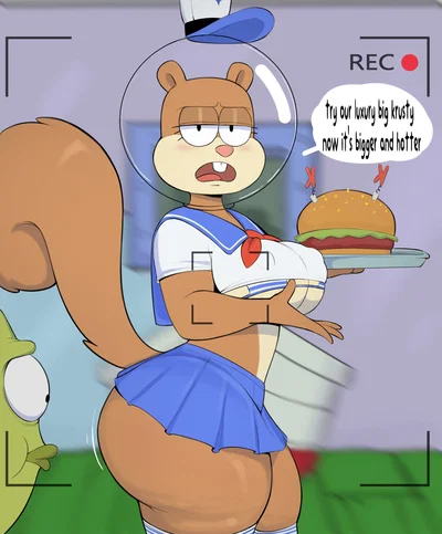 Sandy Cheeks, your local wage slave