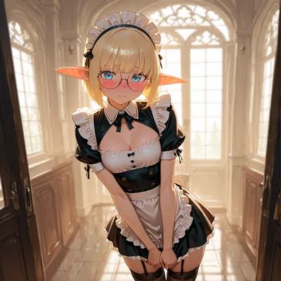 Syndra | Your clumsy elf maid is completely in love with you!