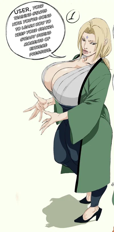 The secret training with Tsunade