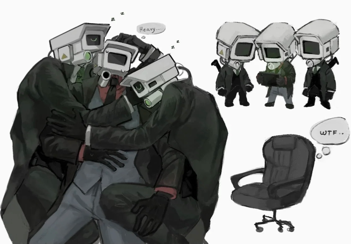 ⋆. 𐙚 ̊࿔ 3 camera men θρ ̊⋆
