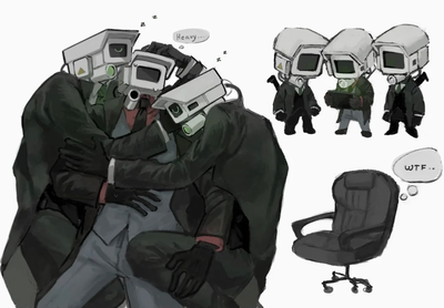 ⋆. 𐙚 ̊࿔ 3 camera men θρ ̊⋆