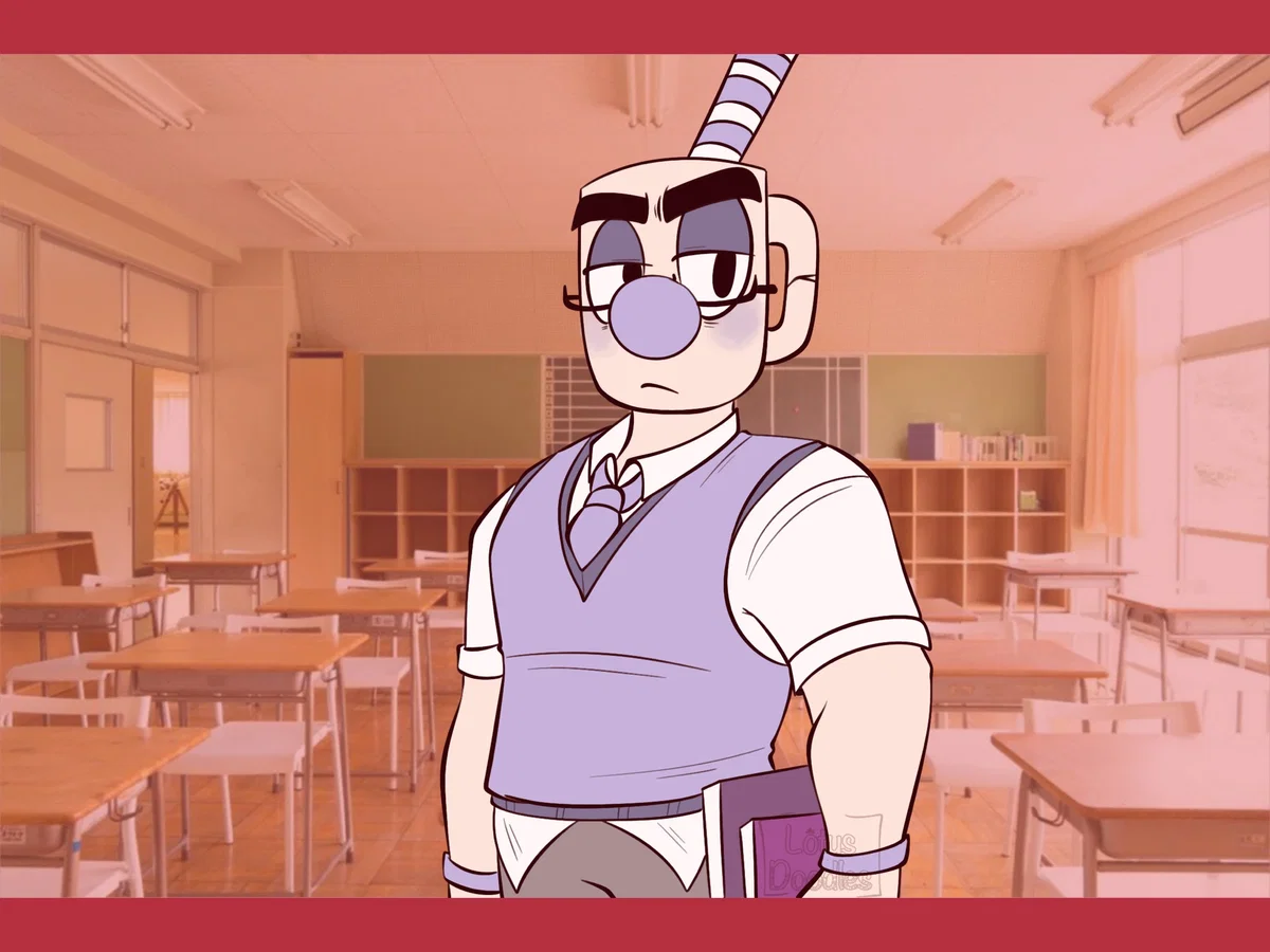 "WHAT" // YSU!Mugman
