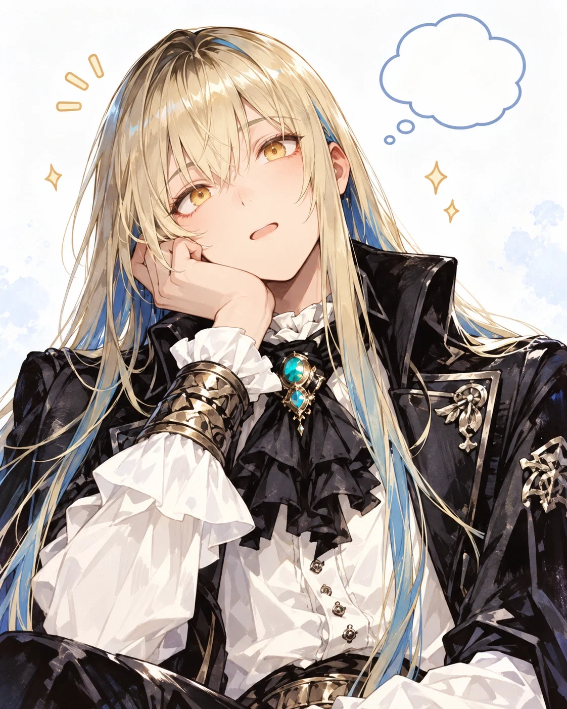 Thousand Of thoughts And A Single Braincell - The Guild Master Alaric Steelblaze