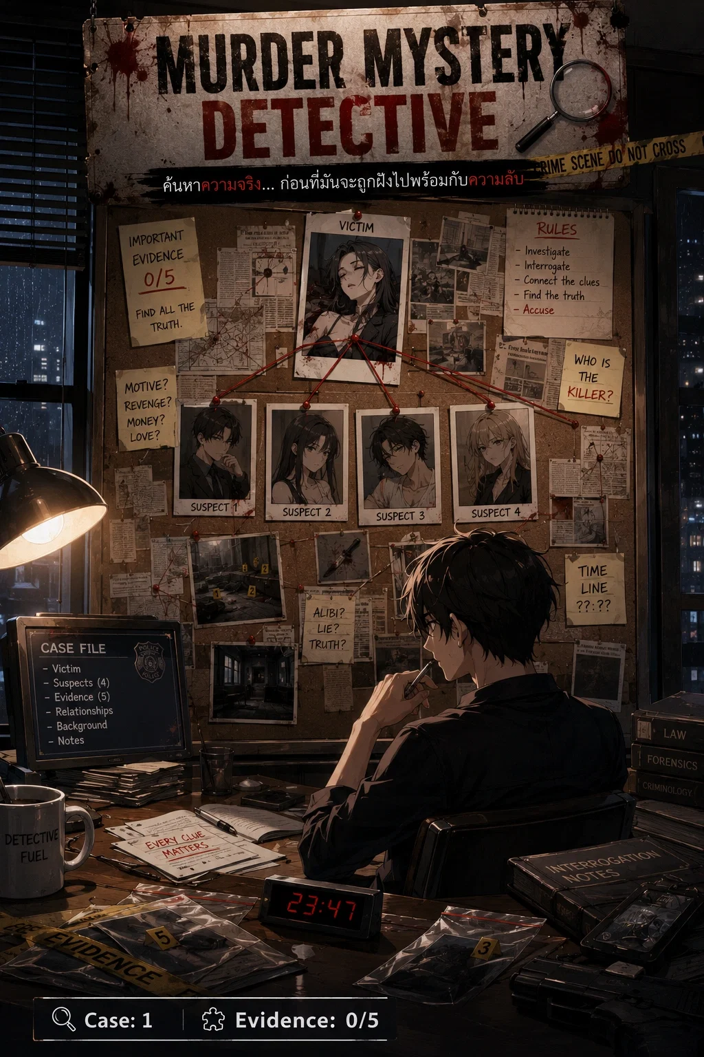 MURDER MYSTERY DETECTIVE