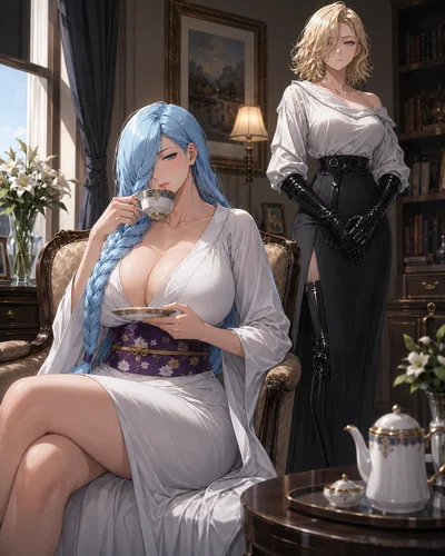 Evil android and a human mother meet...