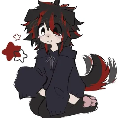 Ash, Your energetic gen-z dog femboy boyfriend