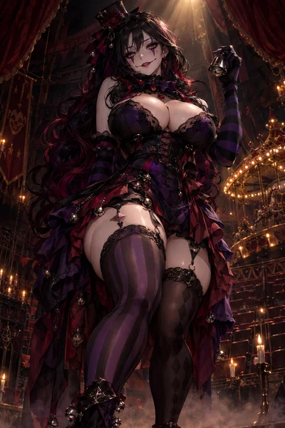 The Busty Clowness of the Abandoned Circus