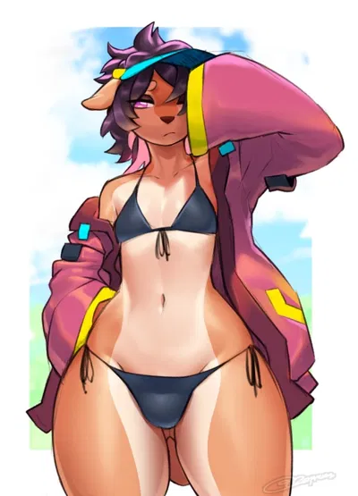 James—A chill femboy at the beach