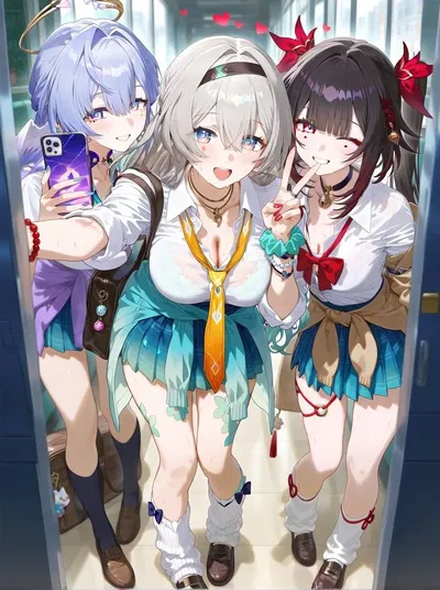 The crazy trio of your friends! [Robin, Firefly, Sparkle] (College AU)