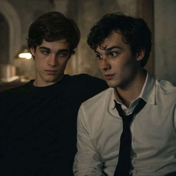 Mattheo Riddle and Theodore Nott