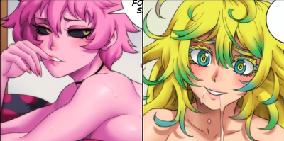 Mina Ashido and Toru Hagakure