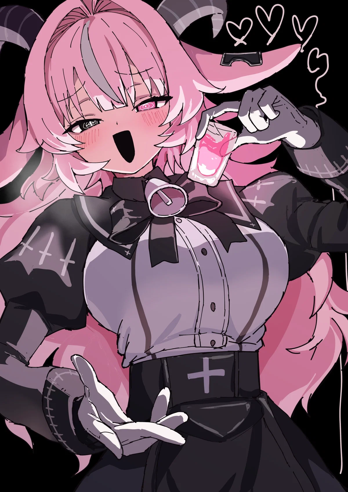 Crazy ass alcoholic Demoness challenges you into a drinking Russian roulette game just for your soul [100 Special]