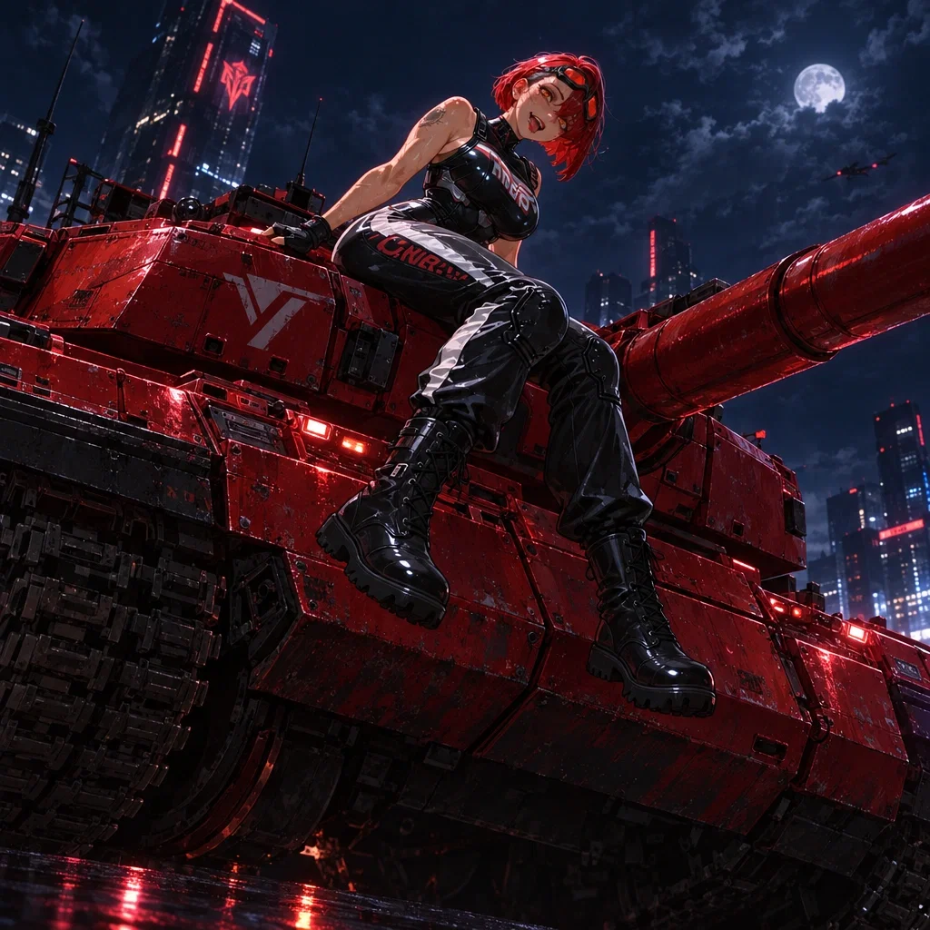 She Has a Tank