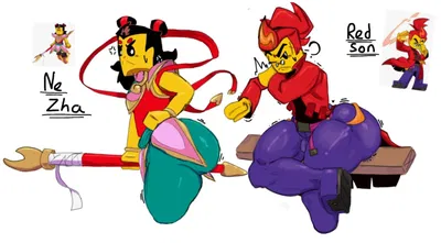 RedSon & Ne Zha(Monkie Kid)