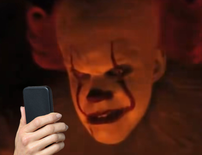 Pennywise- [he checks your search history]