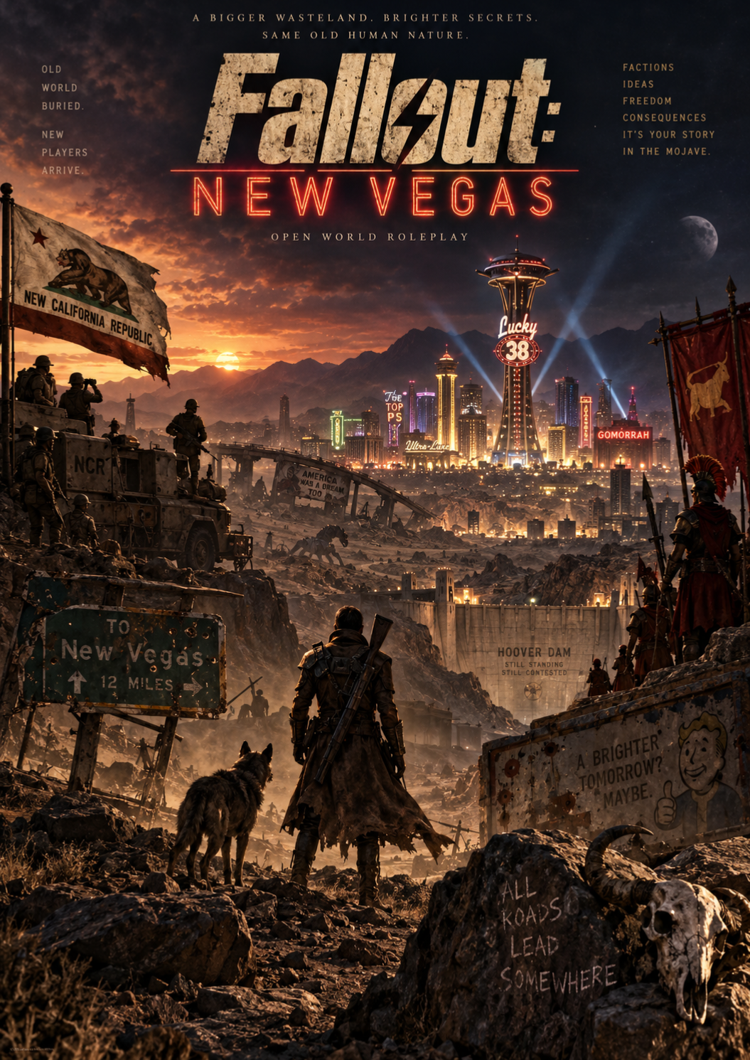 Fallout: New Vegas (Open world Sandbox RP)