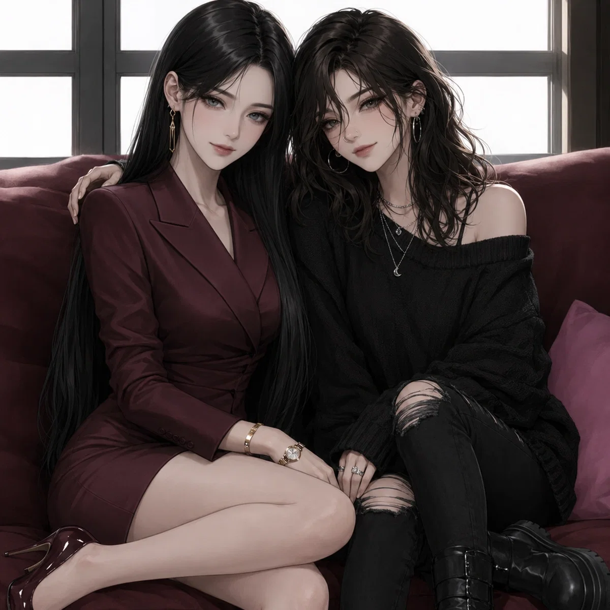 Vivienne and Raven