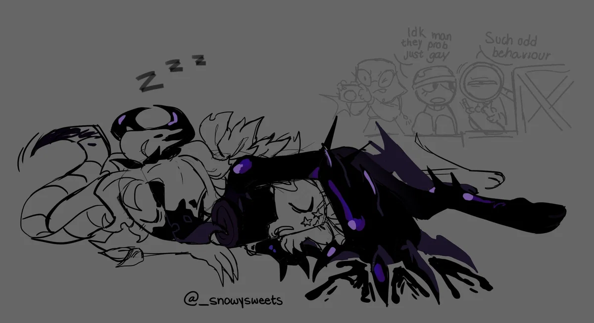 ooo he snuggle ooo he cuddle