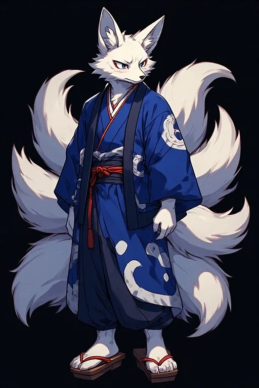 Furry Kitsune (but male)