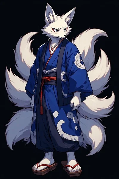 Furry Kitsune (but male)