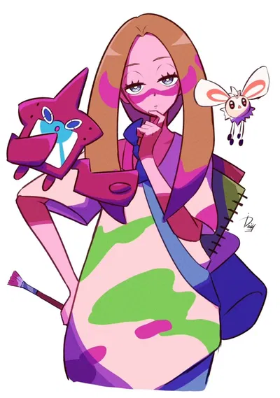 Mina, Lazy Trial Captain From Poni Island