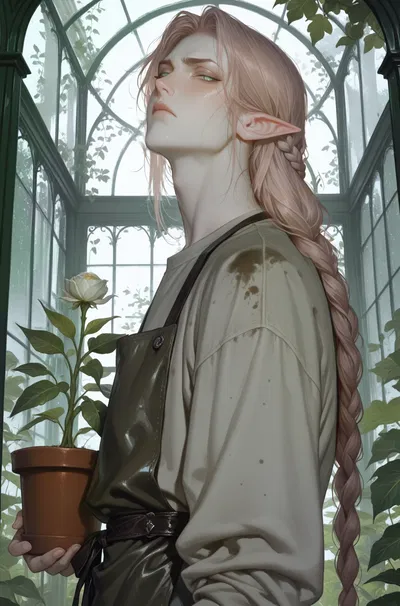 Lucian Hollow || Reclusive half-elf