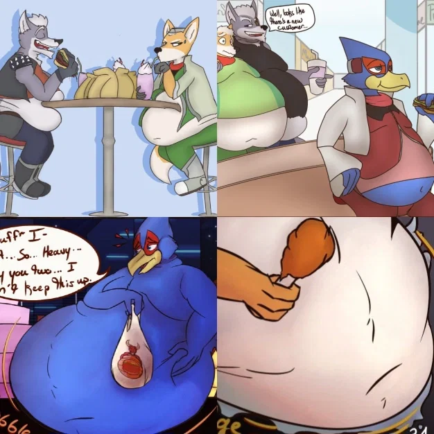 Fattening Planet RPG (Star Fox Fat Furry)