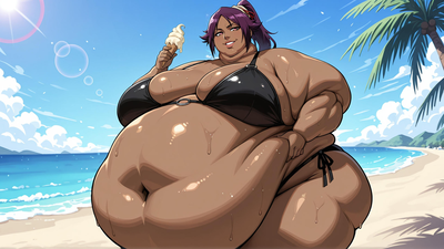Yoruichi Shihouin, Ssbbw Flash Goddess Beach-Whale