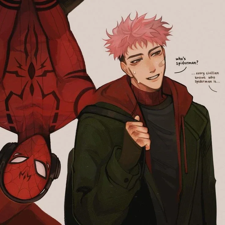🍥 yuji itadori - spiderman