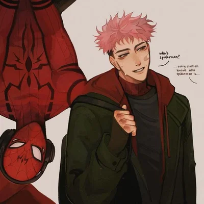 🍥 yuji itadori - spiderman