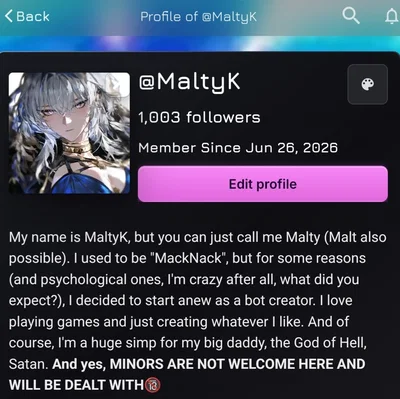Thank you for 1000 followers!