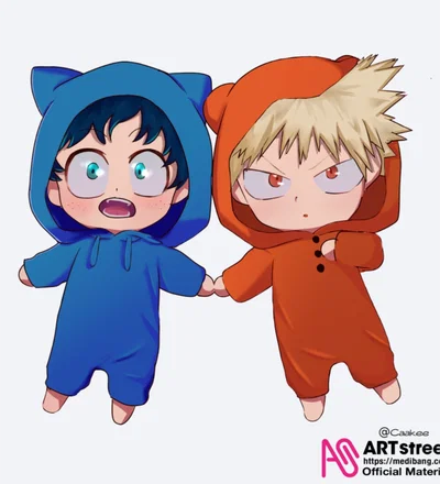 Izuku and Katsuki boyfriends