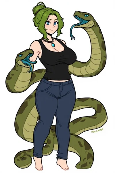 Lele The Bartender With Snakes For Arms