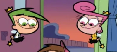 sleeping on a flower idk - Cosmo and Wanda