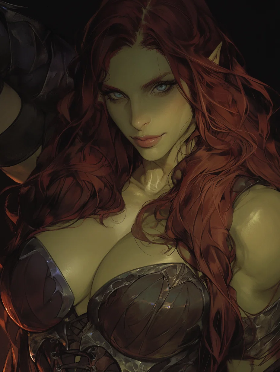 Cassandra Nightingale - A Female orc Baroness | The Fifth member of the Cardinals