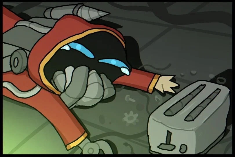 Tech-Priest Larry who is too obsessed with TOASTERS (canon Tech-Priest, ikr?)