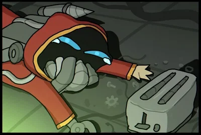 Tech-Priest Larry who is too obsessed with TOASTERS (canon Tech-Priest, ikr?)